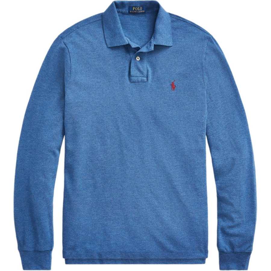 Polo Ralph Lauren Polo Shirt Custom Slim Fit Men's Bright Purple