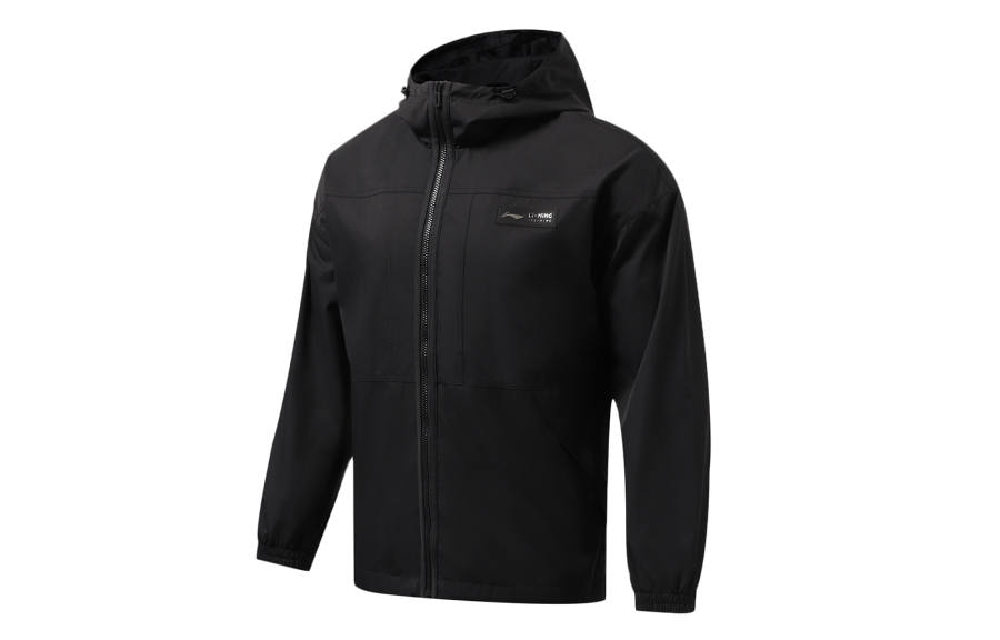 Li-Ning Li Ning Jackets Men's Black Hooded Non Detachable Moderate