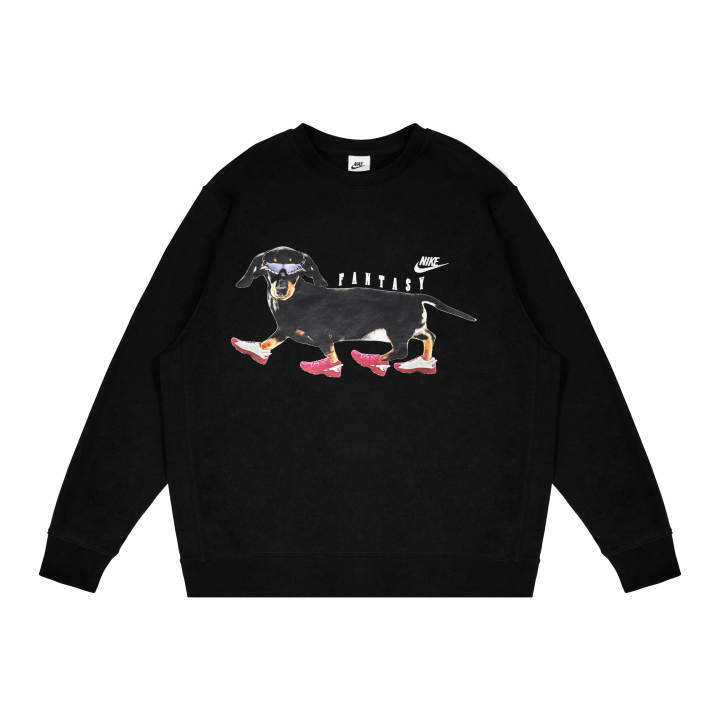 Nike Nike Sweatshirts Unisex Black Crew Neck Moderate Regular