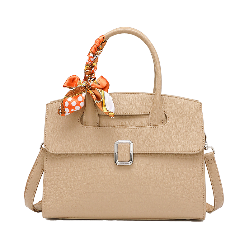 PAYOT Microfiber Synthetic Leather Shoulder Bag, Crossbody Bag, Handbag Women's Apricot