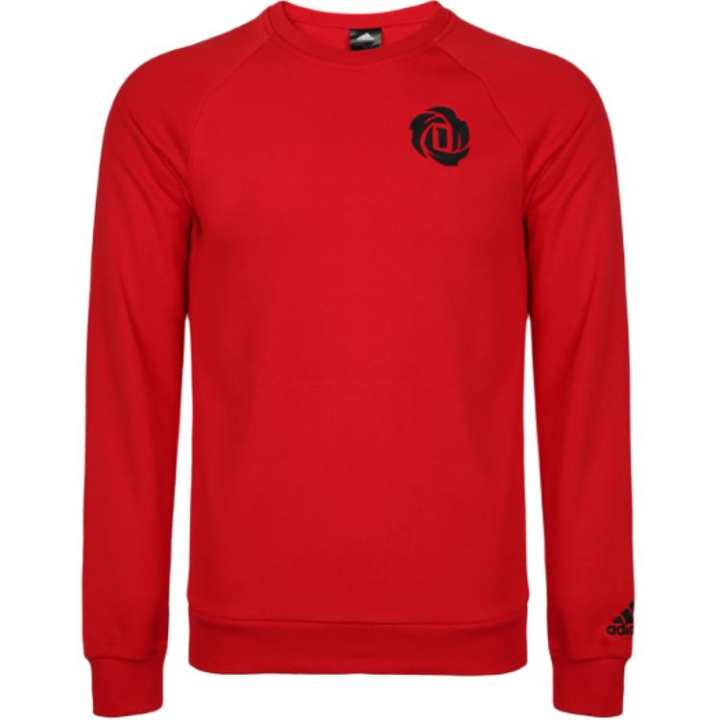 Adidas Adidas Sweatshirts Men's Red Crew Neck Moderate Other