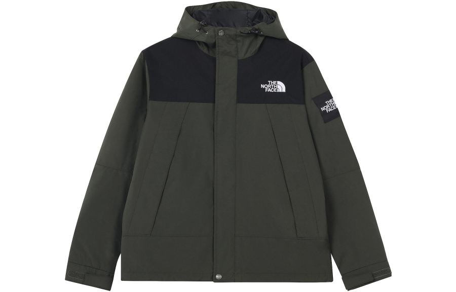 THE NORTH FACE Jackets Unisex Army Green Stand Collar Moderate Other
