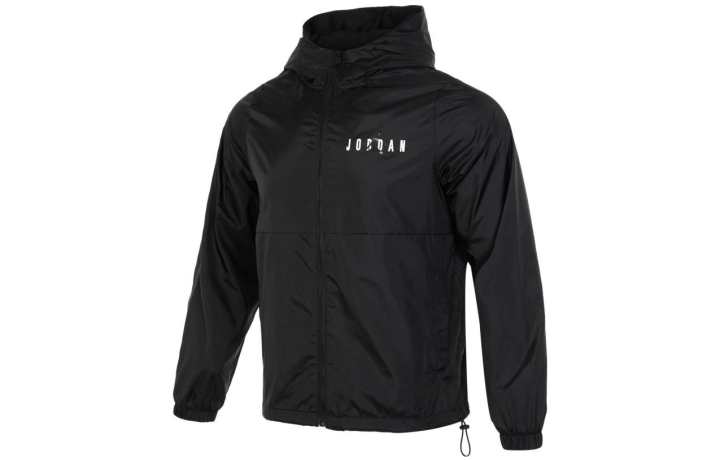 Jordan Jordan Jackets Men's Black Hooded Moderate Other