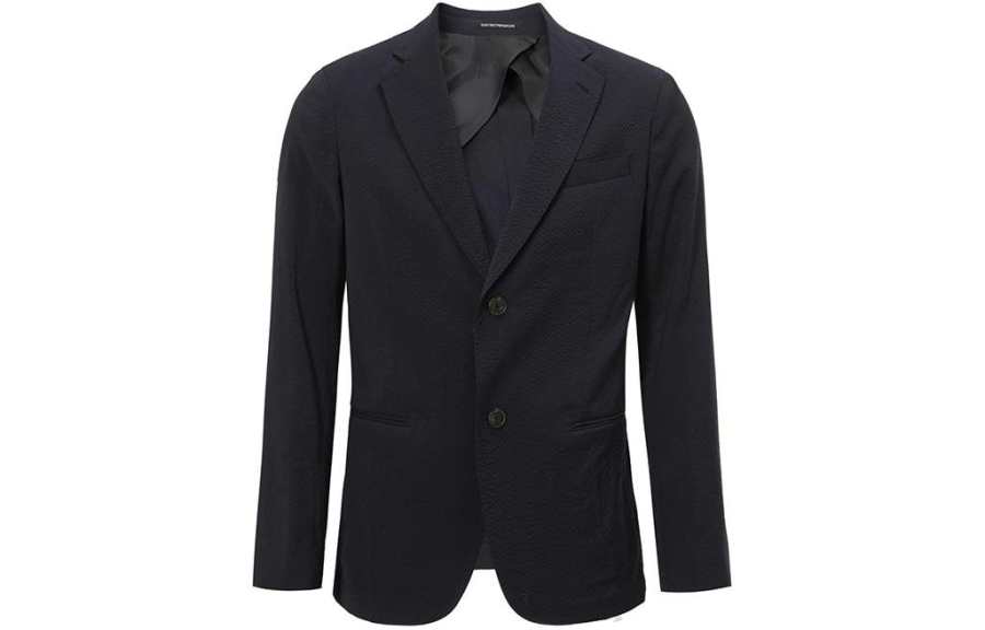 EMPORIO ARMANI Business Suit Coat Men's Blue