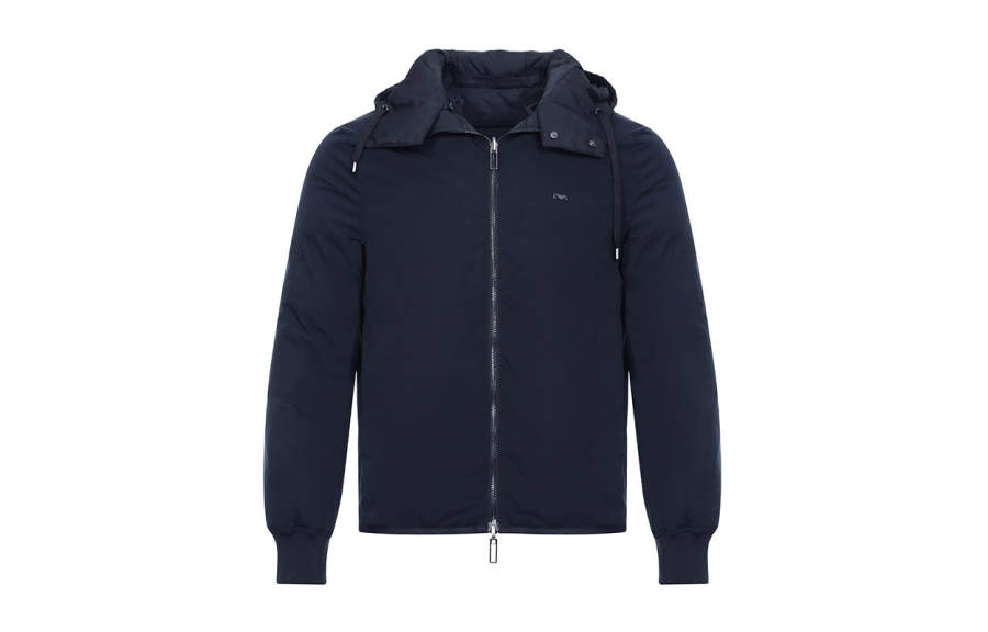 EMPORIO ARMANI Down Jacket Men's Marine Blue