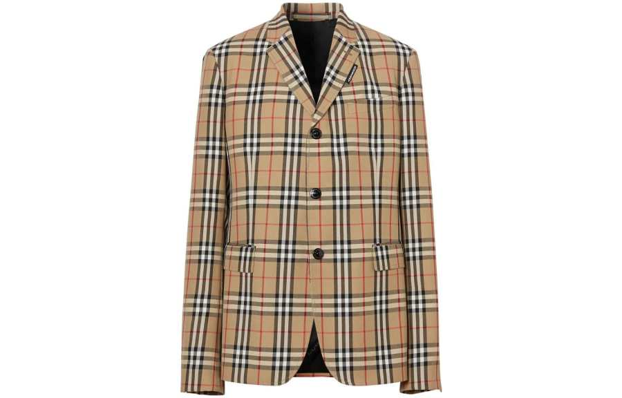 Burberry FW22 Business Suit, Coat Men's Khaki