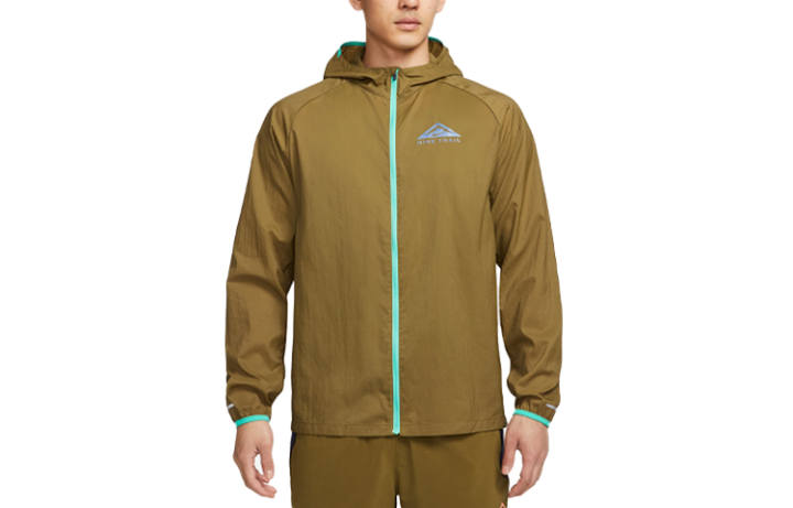 Nike Nike Jackets Men's Olive Green Hooded Moderate Other