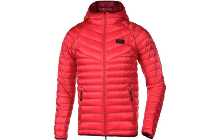 Nike Nike Down Jackets Men's Red Hooded Non Detachable Moderate