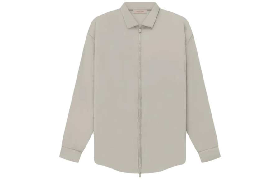 Fear Of God Essentials logo-print padded shirt jacket