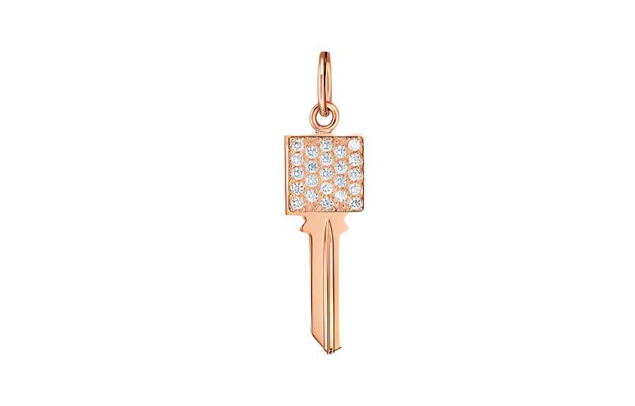 TIFFANY & CO. Keys Charms & Pendants Unisex Rose Gold
