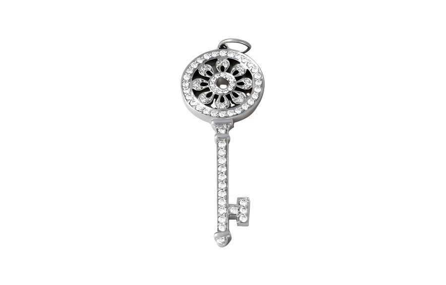 TIFFANY & CO. Platinum 950 Charms & Pendants Women's