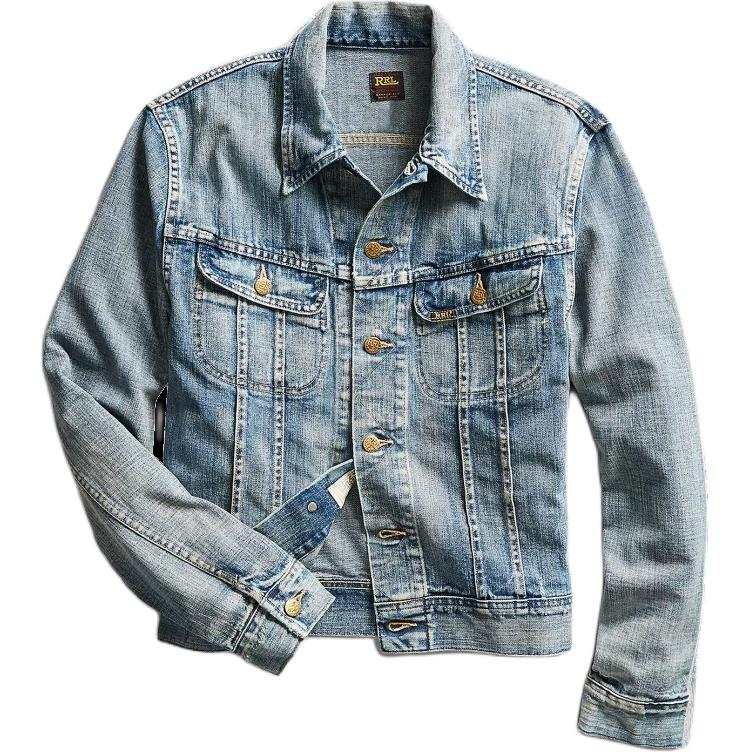 Double RL Double RL SS23 Denim Jacket Men's Blue
