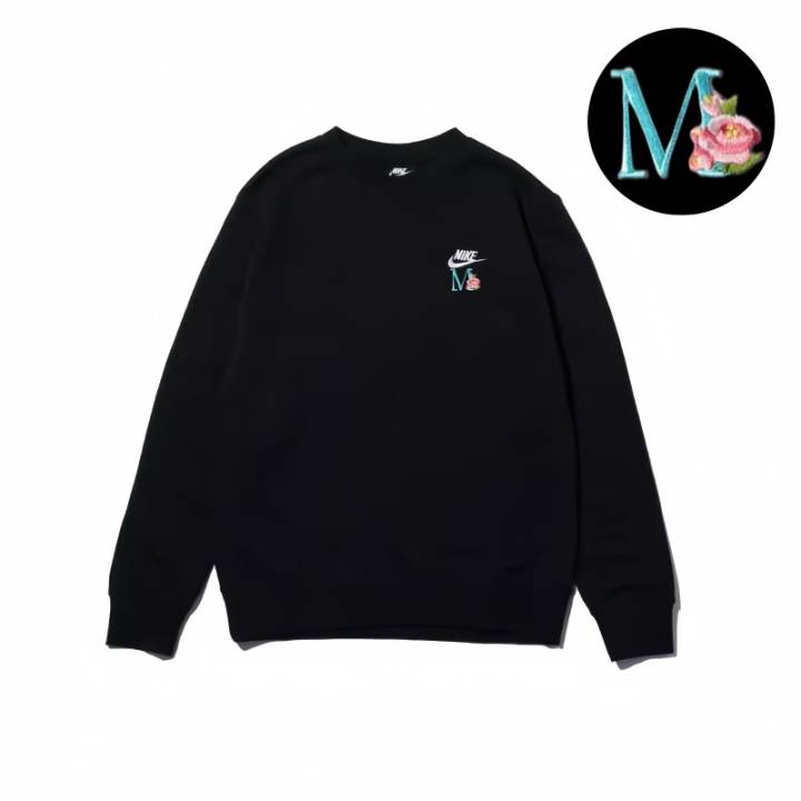 Nike Nike Sweatshirts Unisex Black Crew Neck Moderate Regular
