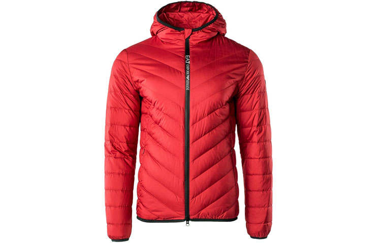 EMPORIO ARMANI EA7 Down Jacket Men's Red