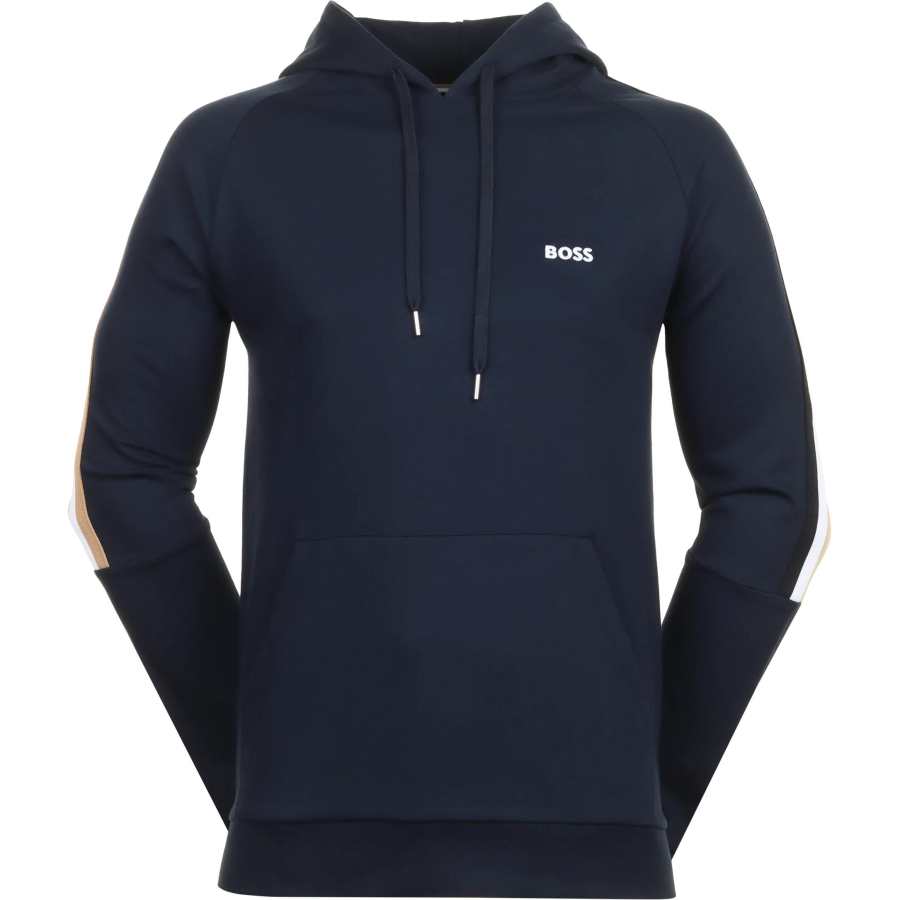 Hugo Boss logo-embroidered hoodie