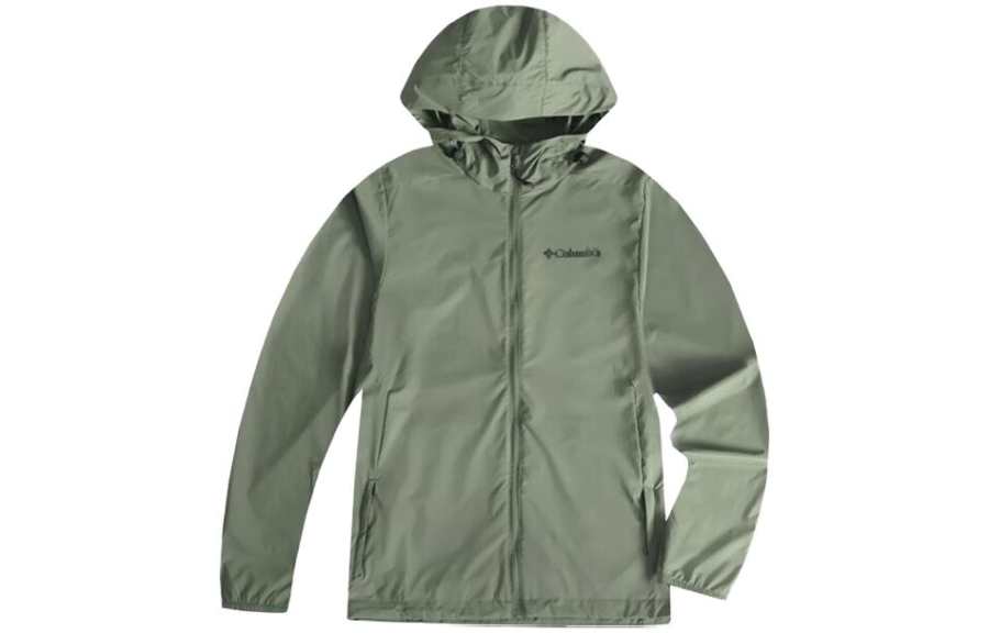 Columbia Jackets Men's Green Hooded Thin Other