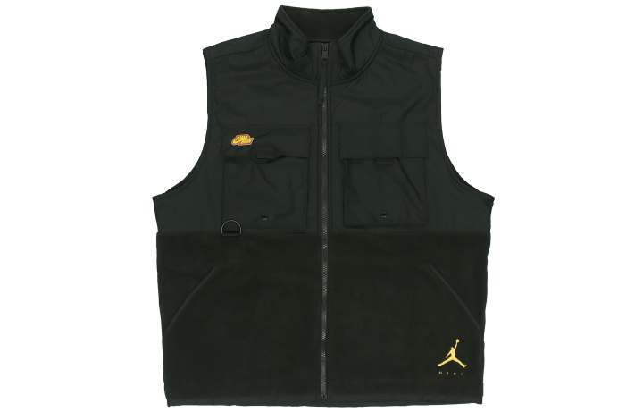 Jordan Jordan Air Vests Men's Black Stand Collar Moderate Other