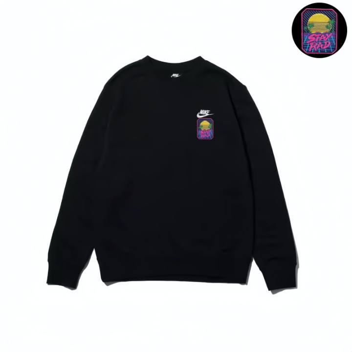 Nike Nike Sweatshirts Unisex Black Crew Neck Moderate