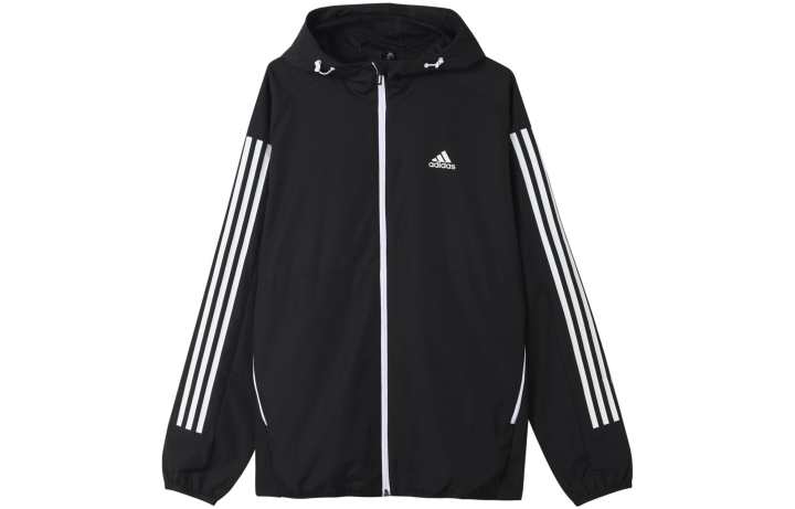 Adidas Adidas Jackets Men's Black Hooded Moderate Other