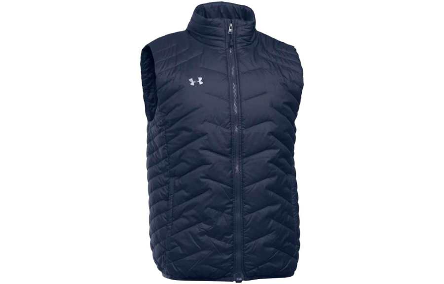 Under Armour Vests Men's Navy Blue Stand Collar Thickened Other