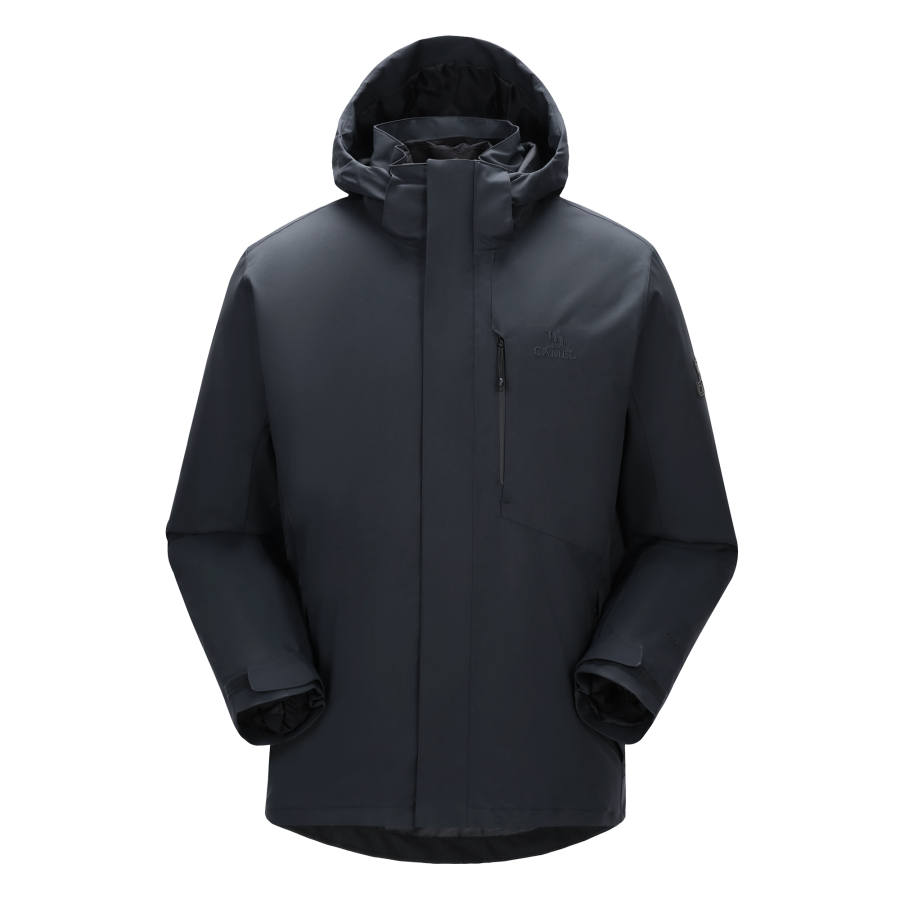 CAMEL CAMEL All Weather Collection, Thickened And Fleece Lined Solid Color Liner Waterproof And Windproof To Keep Warm