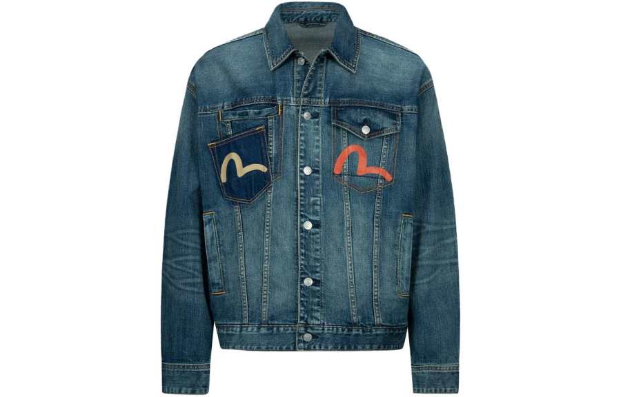 EVISU EVISU Seagull print Denim Jacket