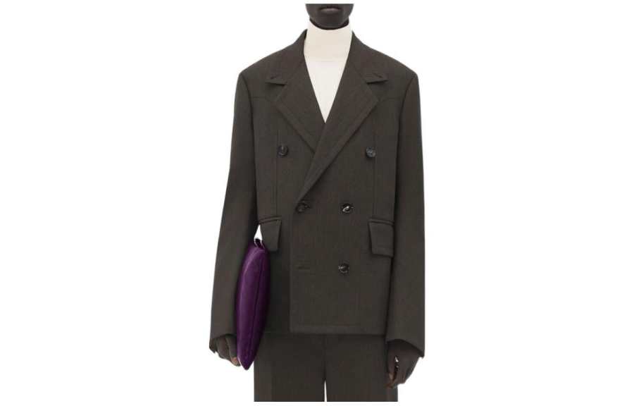 Bottega Veneta SS23 Business Suit Coat Men's Black