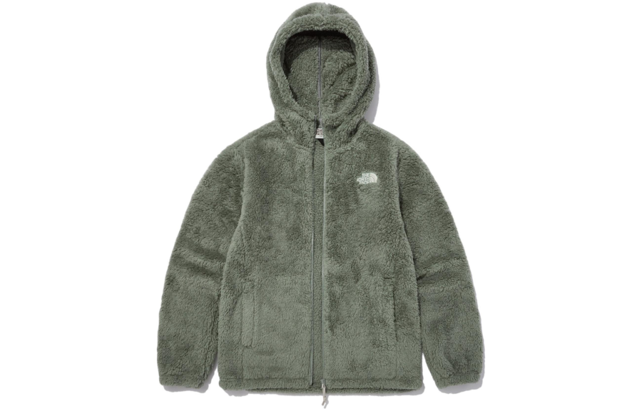 THE NORTH FACE Comfy Ex Fleece Hoodie Light Khaki Unisex Korea Version