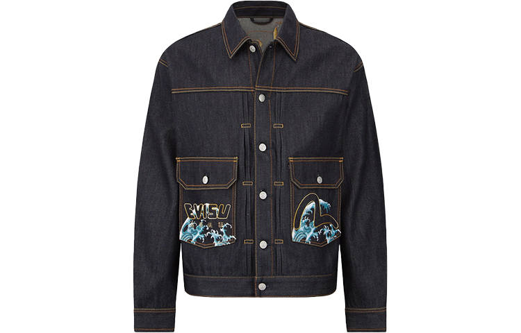 EVISU EVISU Denim Jacket Men's Denim Blue