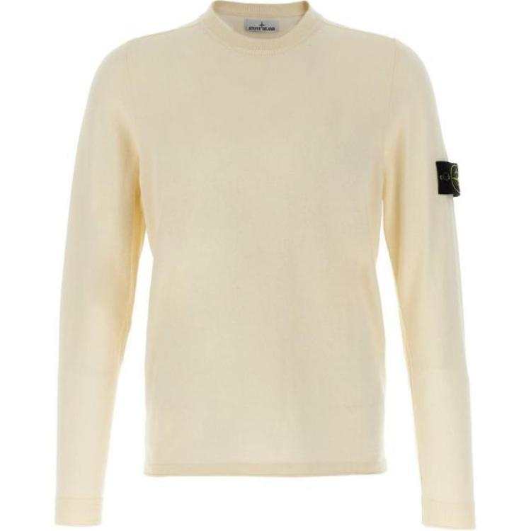 Stone Island Logo Patch Crewneck Jumper
