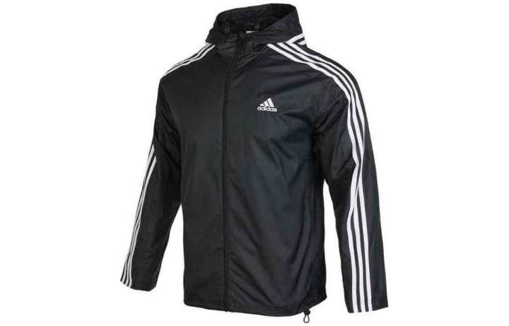 Adidas Adidas Jackets Men's Black Hooded Moderate Other
