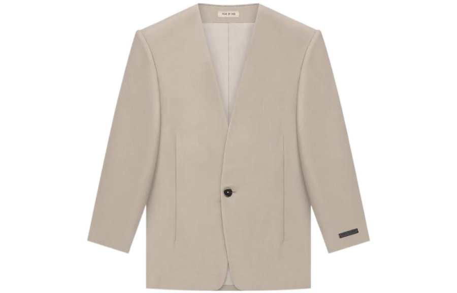 Fear Of God SS23 Eternal Business Suits Unisex Beige V Neck Moderate Business Suit