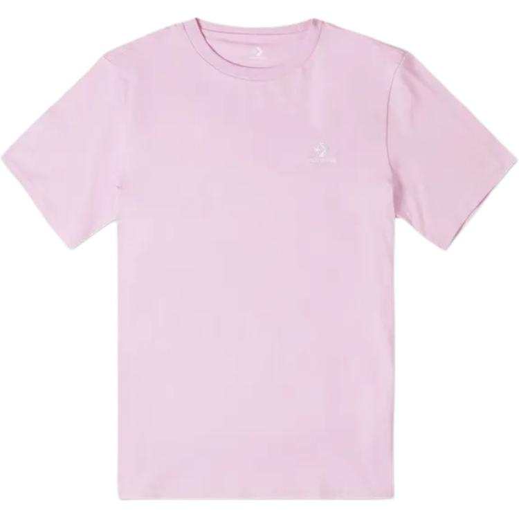 Converse T Shirts Unisex Purple Crew Neck Moderate