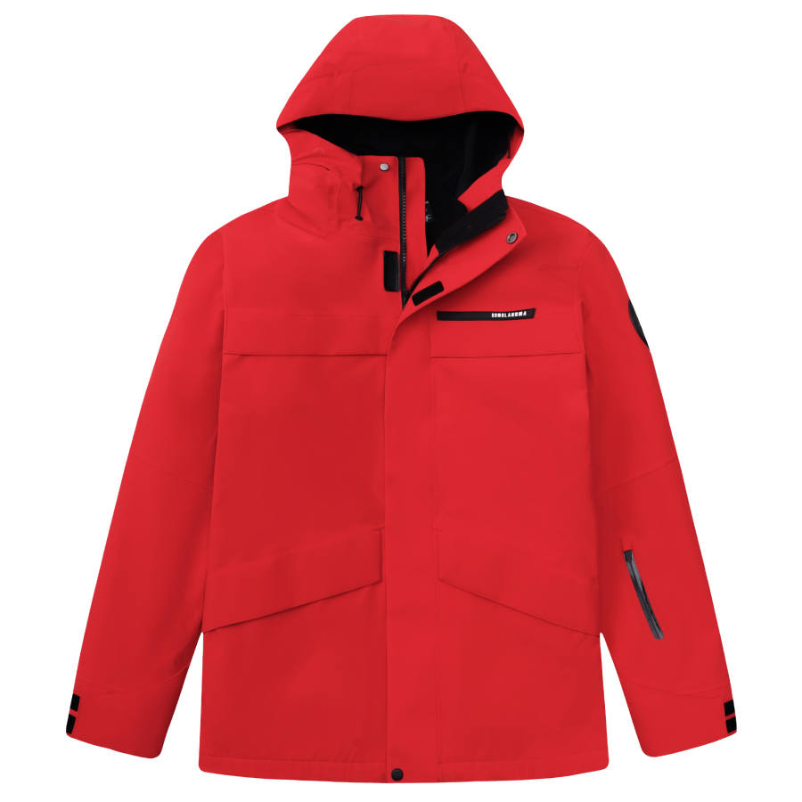 CAMEL CAMEL Windbreaker Jackets Men's Hooded Moderate