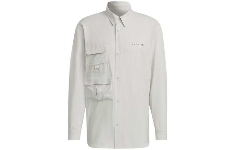 Adidas Originals Jackets Men's White Lapel Moderate Other