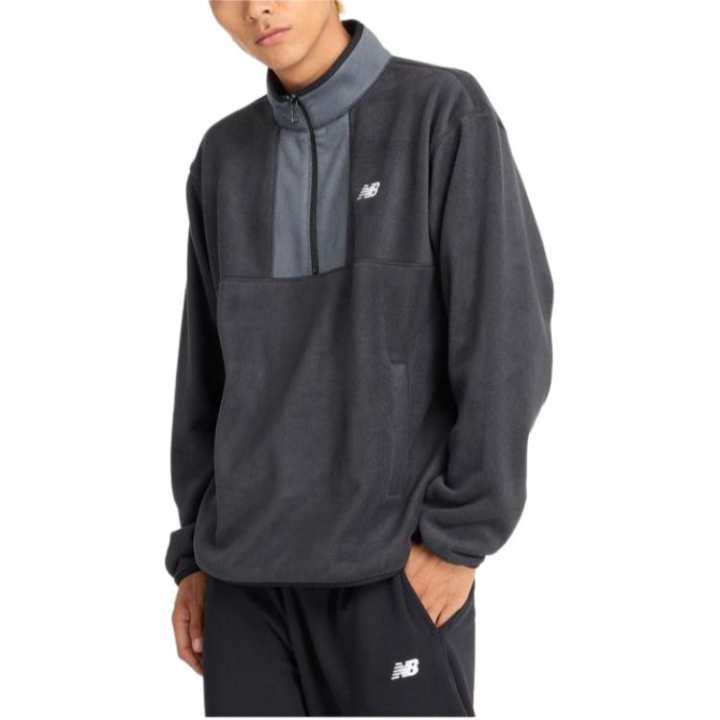 New Balance New Balance NB Essentials Sweatshirts Men's Black Stand Collar Moderate