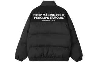 PCLP Puffer Jackets Unisex Stand Collar Moderate Puffer Jacket