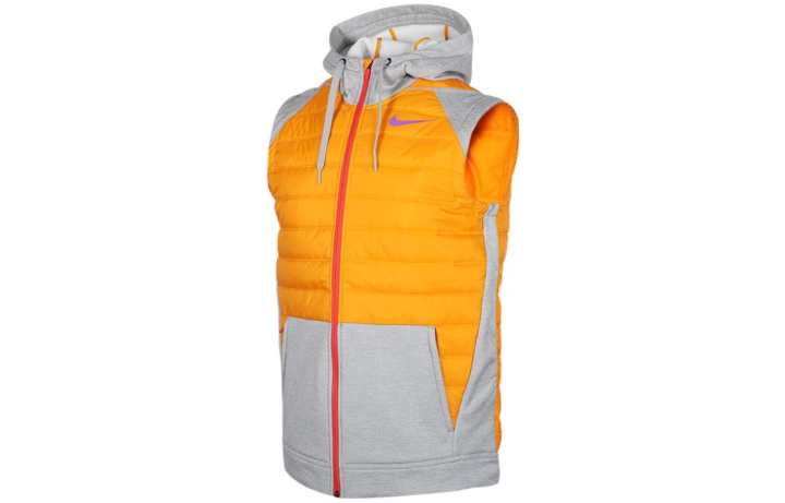 Nike Nike Vests Men's Gray Hooded Non Detachable Moderate Other