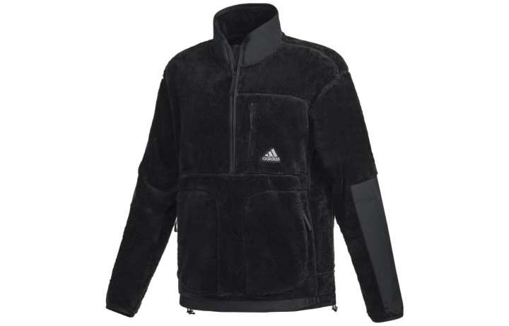 Adidas Adidas Jackets Men's Black Stand Collar Moderate Other