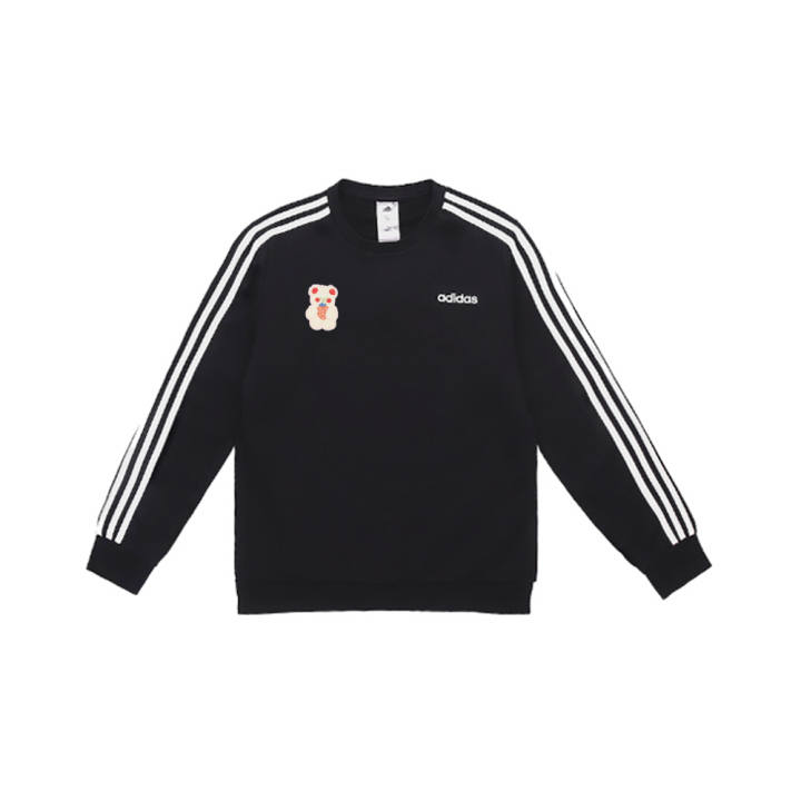Adidas Adidas Sweatshirts Unisex Black Crew Neck Moderate Regular