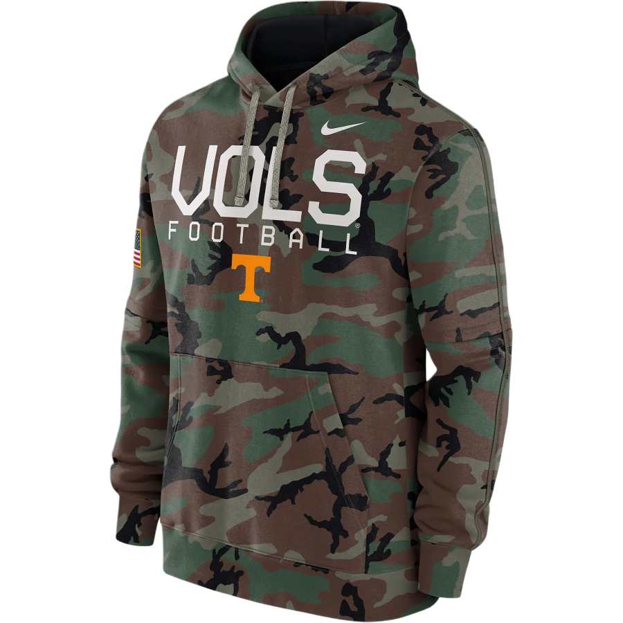 Nike Nike Tennessee Volunteers Military Appreciation Club Men’s Nike College Pullover Hoodie