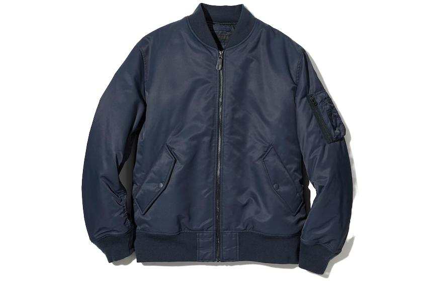 UNIQLO Jacket Unisex Marine Blue