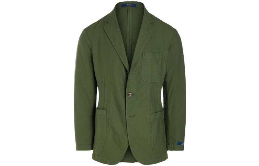 Polo Ralph Lauren Business Suits Men's Green Suit Collar Moderate