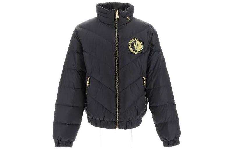 VERSACE JEANS COUTURE VERSACE JEANS COUTURE Logo Patch Down Jacket