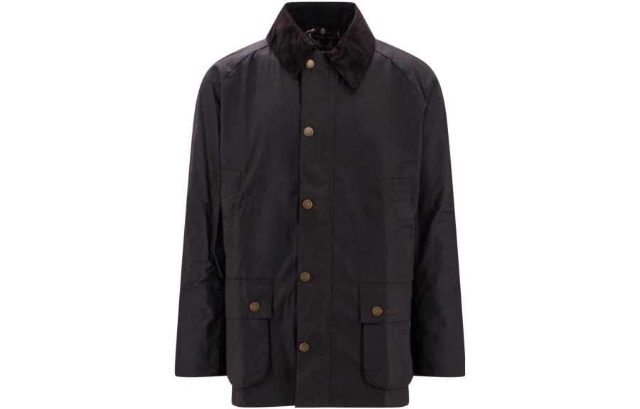 BARBOUR BARBOUR Ashby Waxed Button Up Jacket