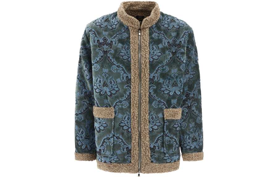 Needles Needles Jackets Men's Blue Turtleneck Moderate