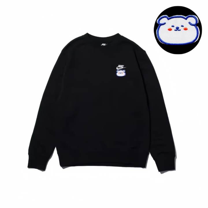 Nike Nike Sweatshirts Unisex Black Crew Neck Moderate Regular