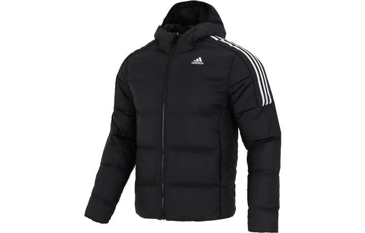 Adidas adidas Essentials Midweight Down Hooded Jacket Black