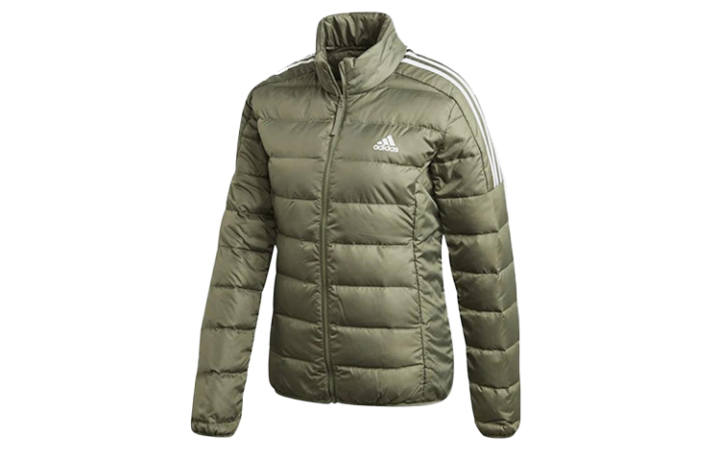 Adidas Adidas Down Jackets Women's Green Stand Collar Moderate Other