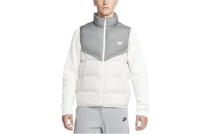 Nike Nike Vests Men's Canvas Gray Stand Collar Moderate Workwear